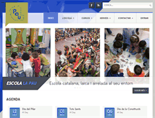 Tablet Screenshot of escolalapau.cat